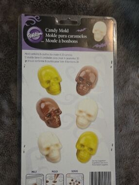 Wilton Skull Chocolate Candy Mold